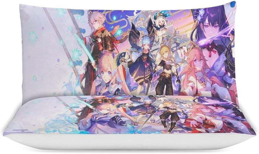 Amazon｜げんしん 原神 布団カバー3点セット シングル シーツ 寝具